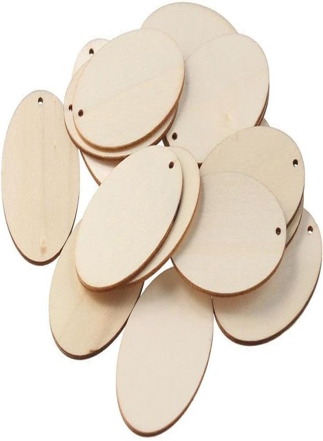 DIY4U® قطع فنية بيضاوية الشكل من خشب MDF، مقاس 2 بوصة × 3 بوصة، مع فتحة | 50 قطعة | سمك 2 مم | قطع خشبية مثقوبة مسبقًا للزينة، والقلائد، والرسم بالراتنج والفنون السائلة، والألعاب، وسجلات القصاصات، وبطاقات الهدايا، وأرقام الطاولات، واللافتات، والأعلام الخشبية، وزينة شجرة عيد الميلاد، أو كدعائم في دروس الأشغال اليدوية للأطفال في المدارس - Image 2